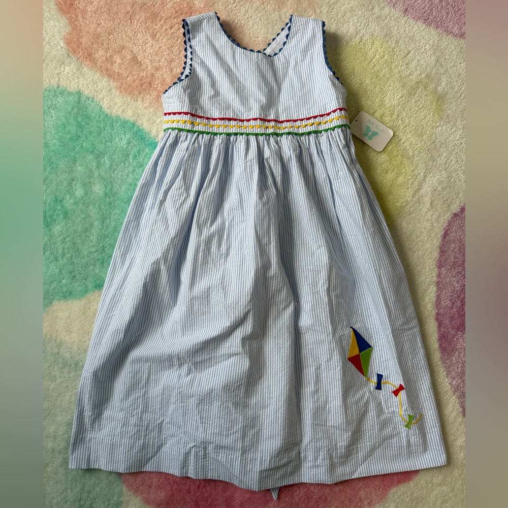 EUC size 6 Betti Terrell seersucker dress